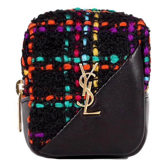 Saint Laurent Jamie YSL Keyring Cube Multicolor Black - Picture 1 of 3